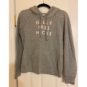 Gilly Hicks grey logo hoodie